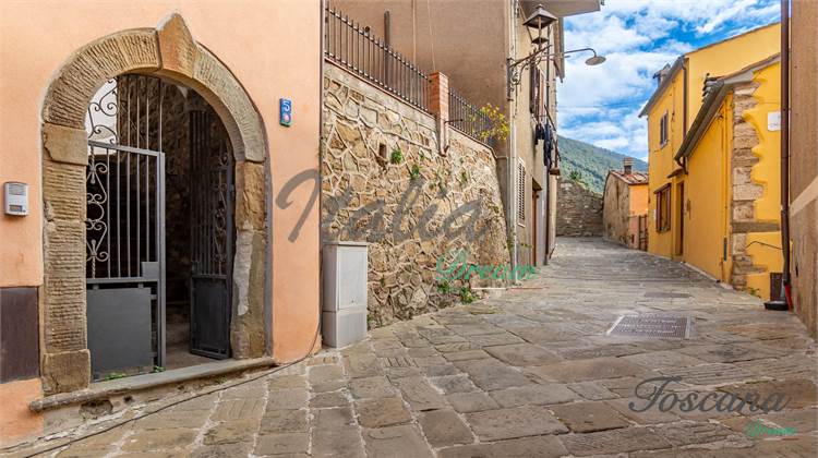 Appartamento ristrutturato a Scarlino Alto con corte esclusiva, cantina e garage – Centro storico